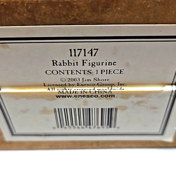 Jim Shore 2003 rabbit figurine #117147 - Picture 9 of 10